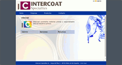 Desktop Screenshot of intercoat-sp.com