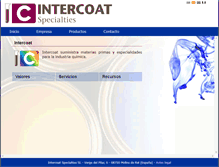 Tablet Screenshot of intercoat-sp.com